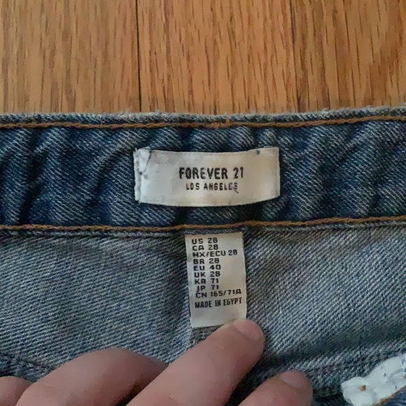 Forever 21 High Waisted Mom Jeans - Picture 2 of 3